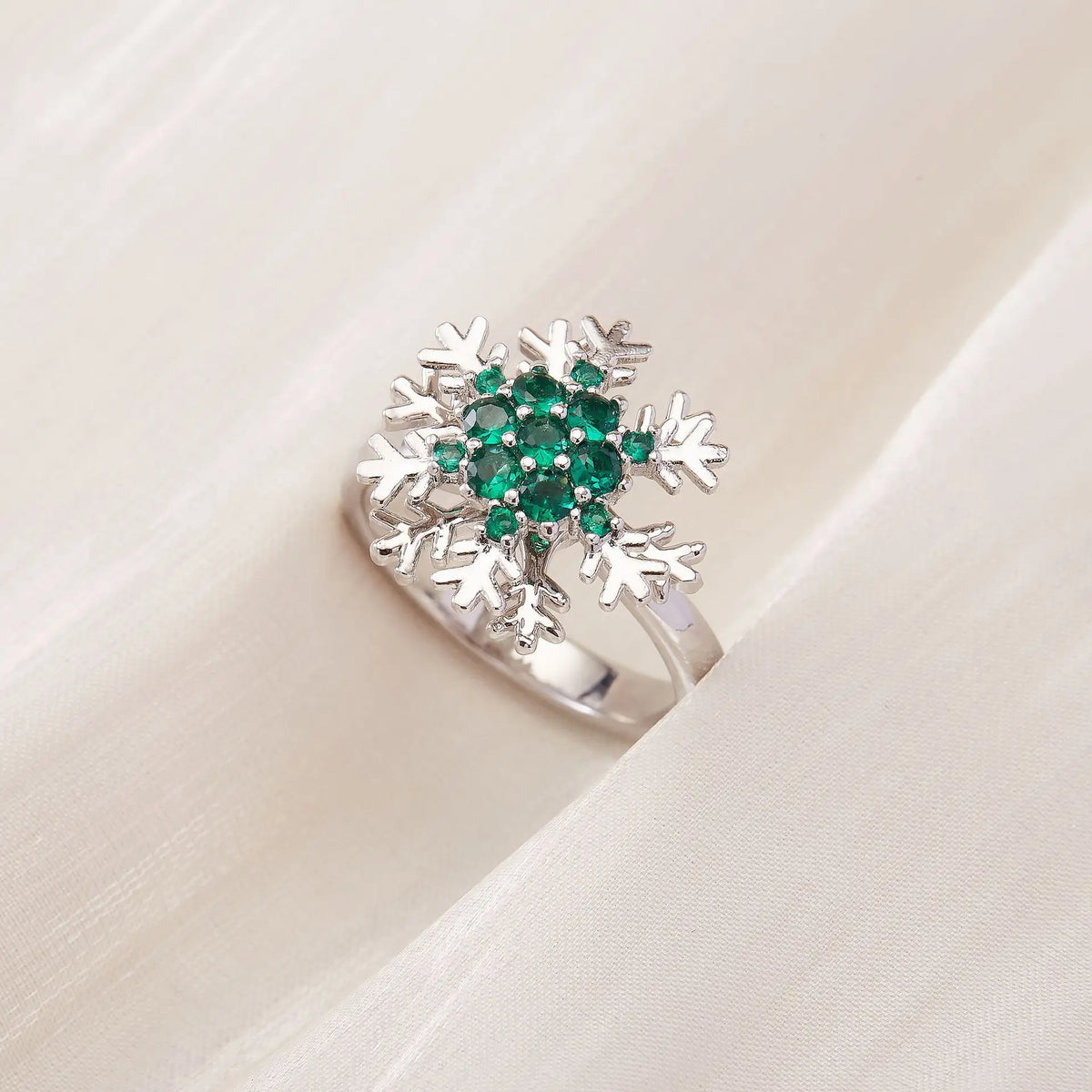 Women's Spinner Ring Luxury Four Clover Flower Rings For Man Gold Color Anti-stress Anxiety Fidget Ring Stainless Steel Jewelry